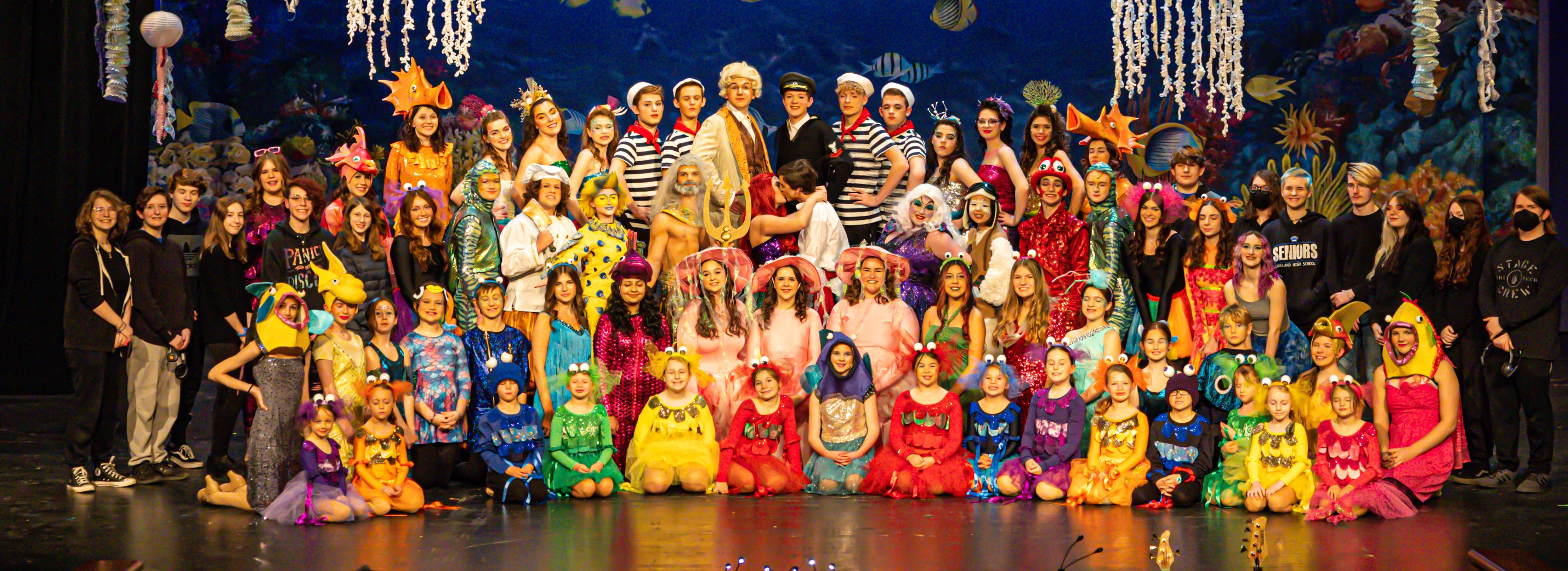 Spring Musical The Little Mermaid Cast Photo