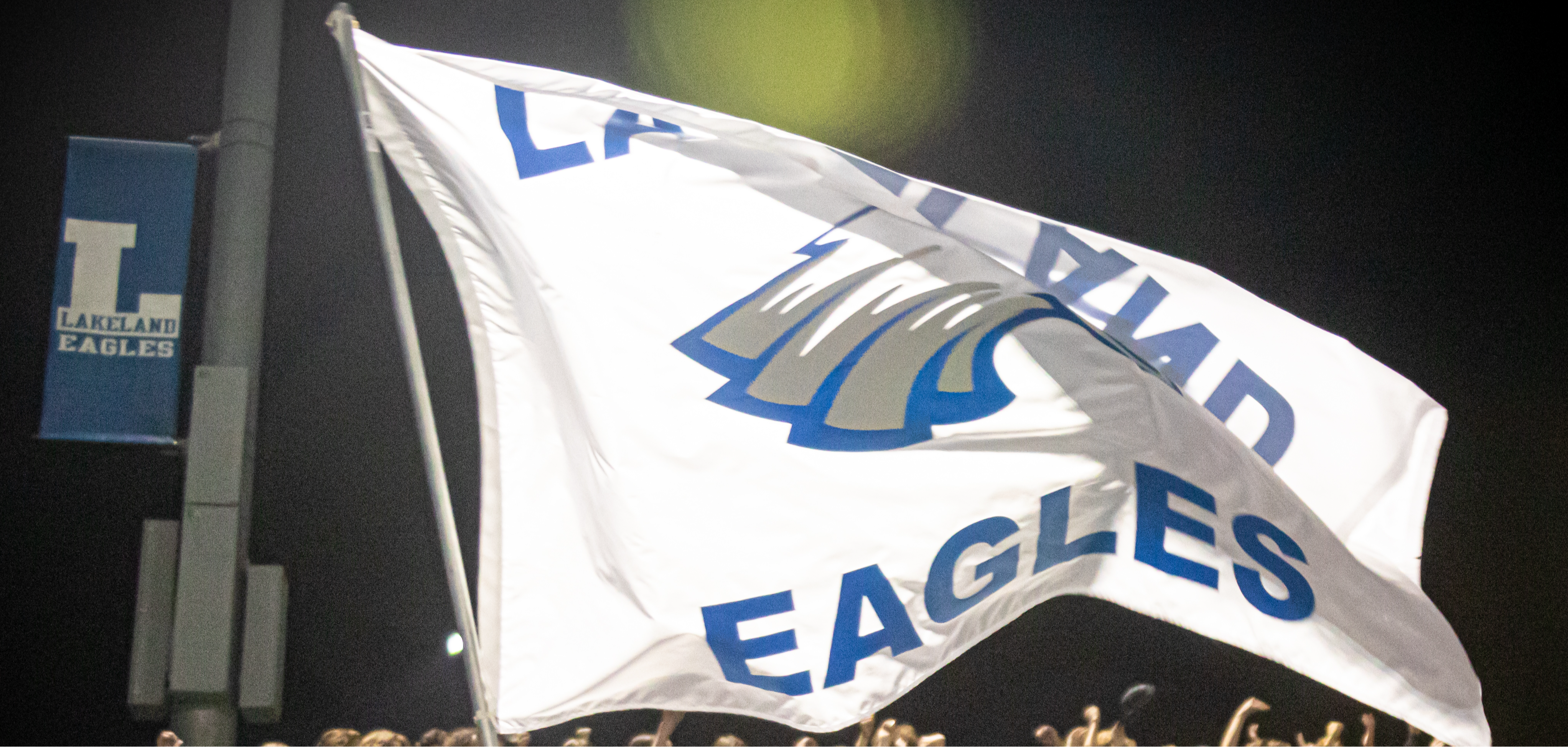 Lakeland Eagles flag waving 