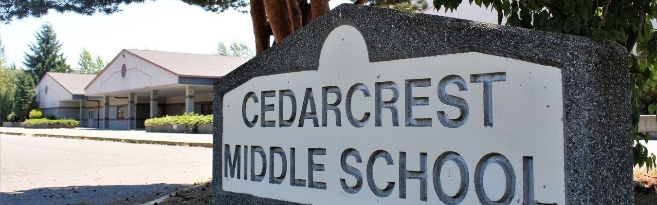 Cedarcrest Sign
