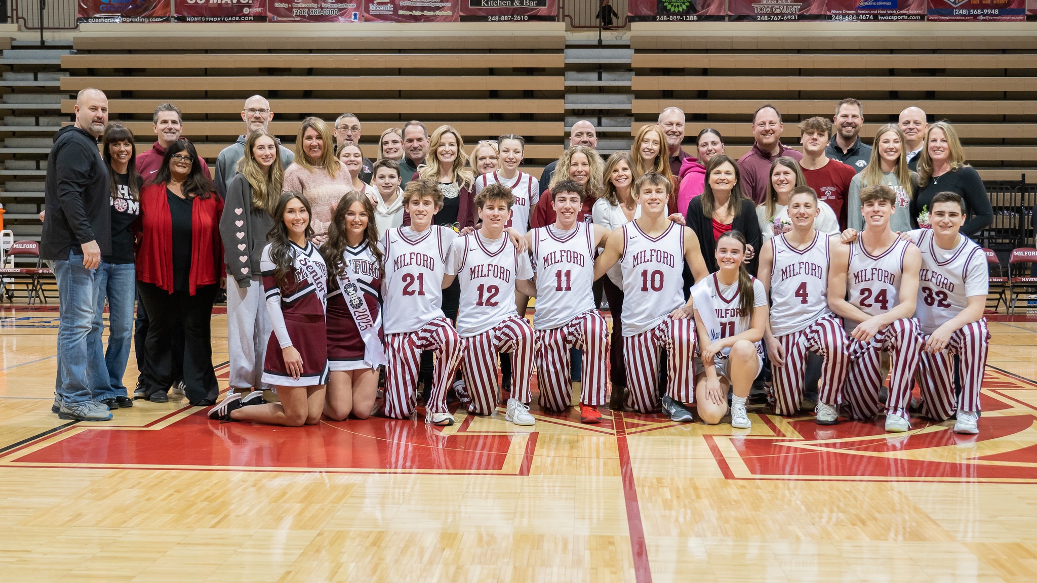 MHS Basketball and Dance Senior Night