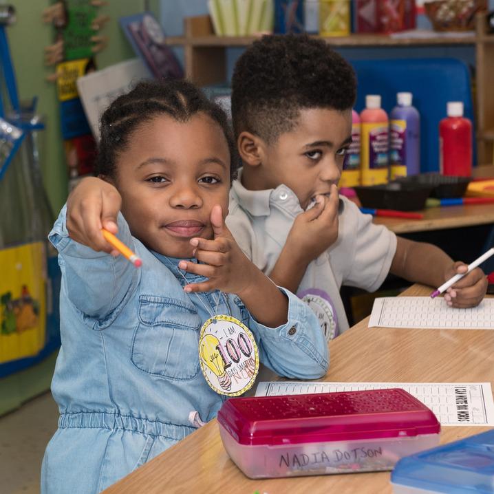 Students in classroom