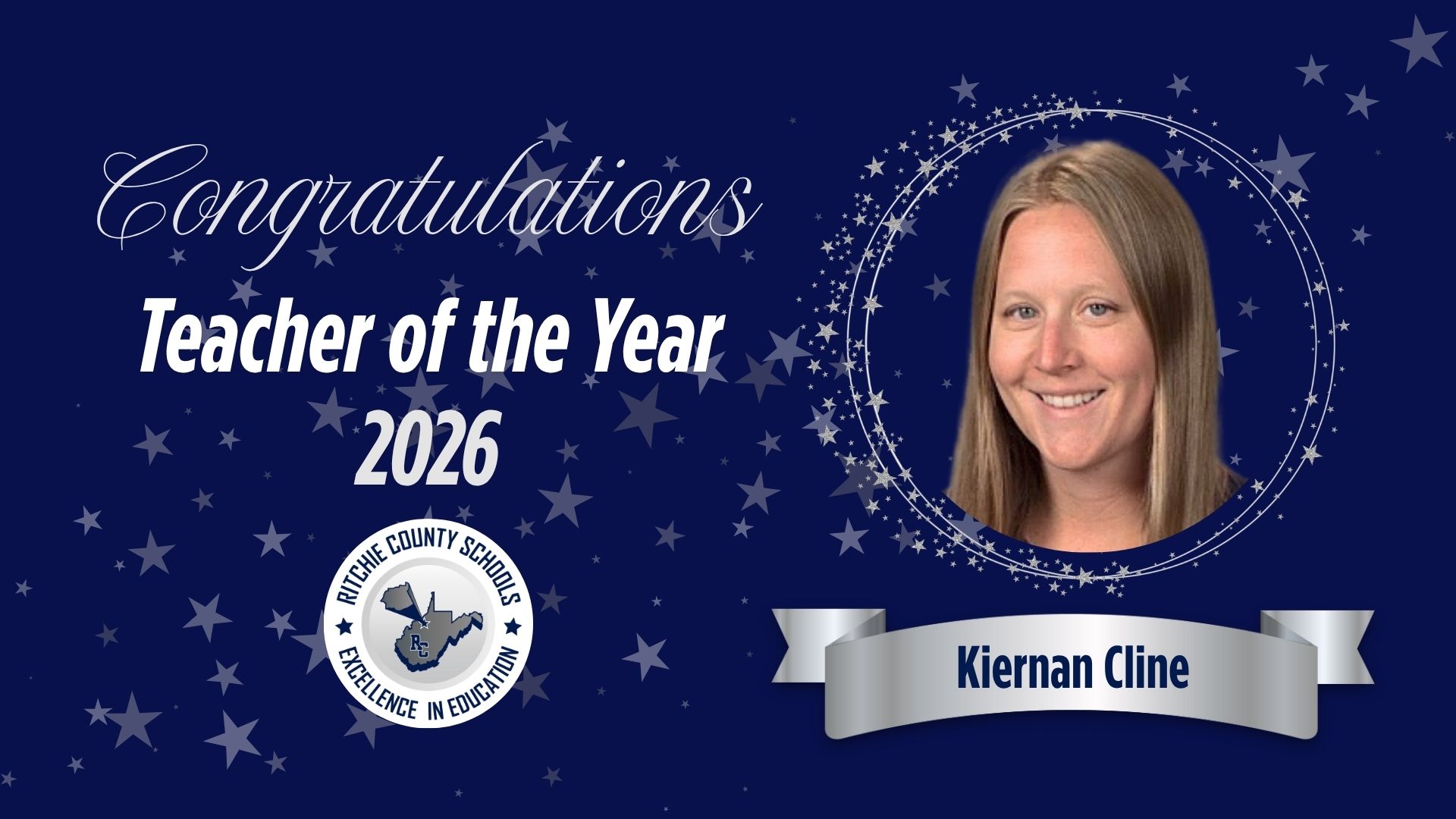Congratulations Teacher of the Year 2026 Kiernan Cline!