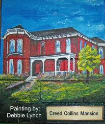Creed Collins Elementary School historical painting