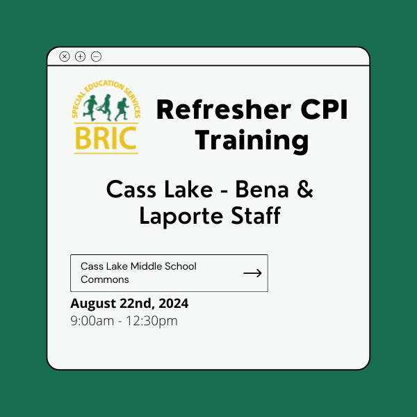 Refresher CPI Training 8/20/24 Cass Lake Middle Commons