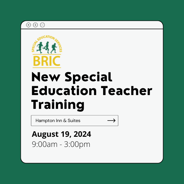 New Teacher Special Ed training 8.19.2024