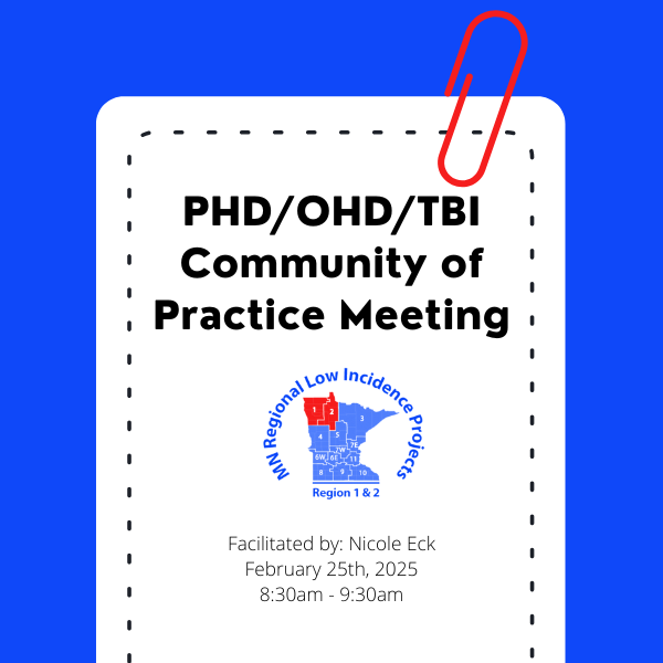 PHD/OHD/TBI COP meeting 2.25.25