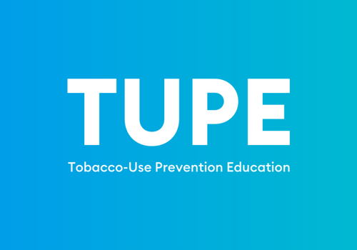 TUPE tobacco use prevention education logo