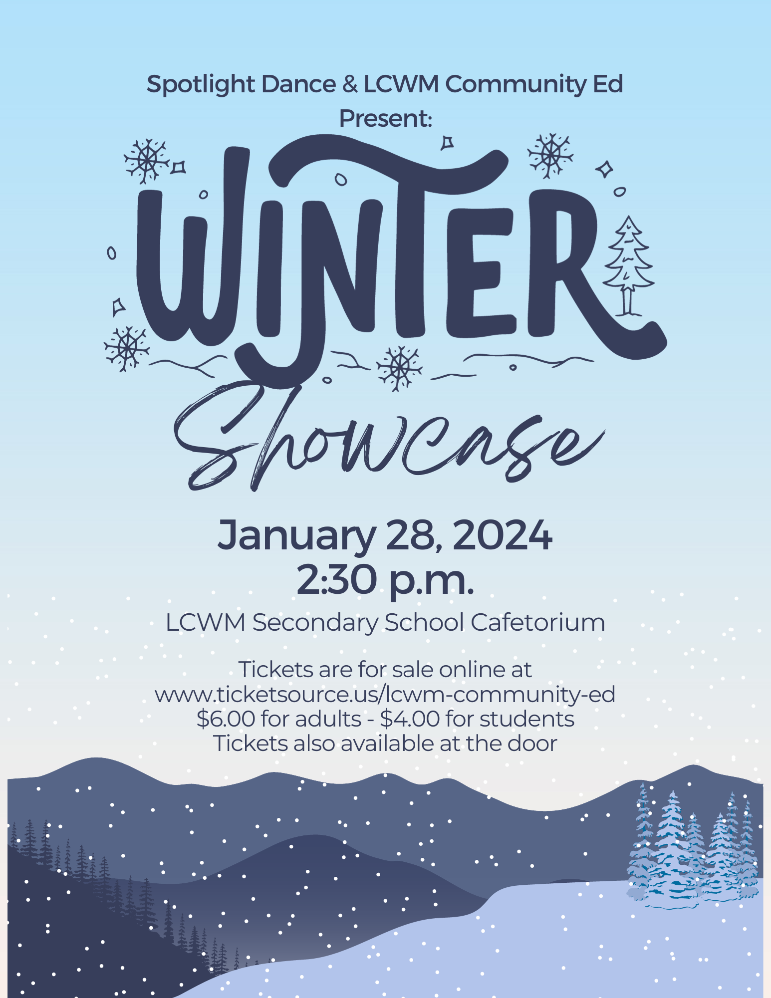 Winter Showcase