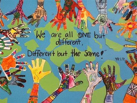 We are all one but different. Different but the same