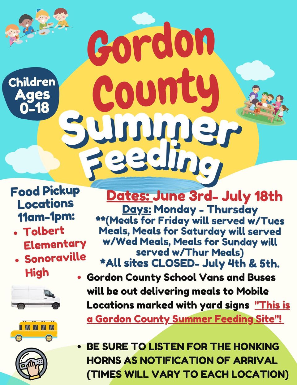 Flyer about Summer Feeding 24