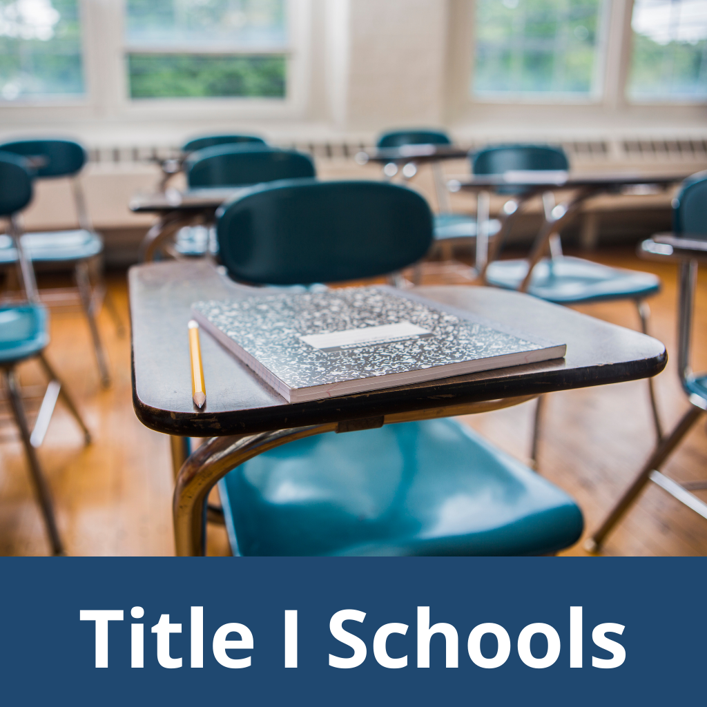 Title I Schools: Pictures of Desks in a Classroom