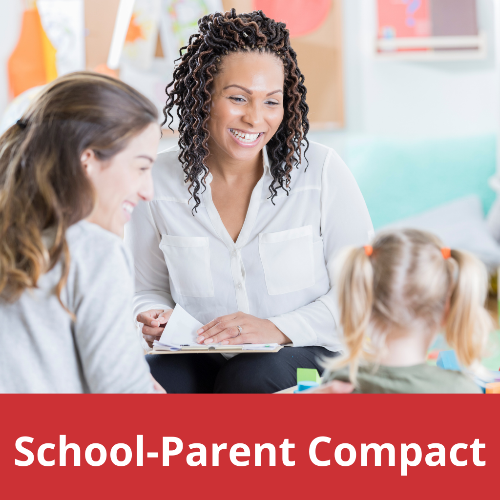 School-Parent Compact: Picture of Teacher Speaking to Student