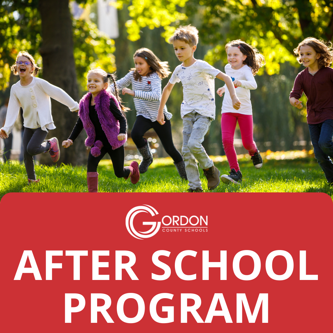 After School Programs Button: A picture of kids running outside