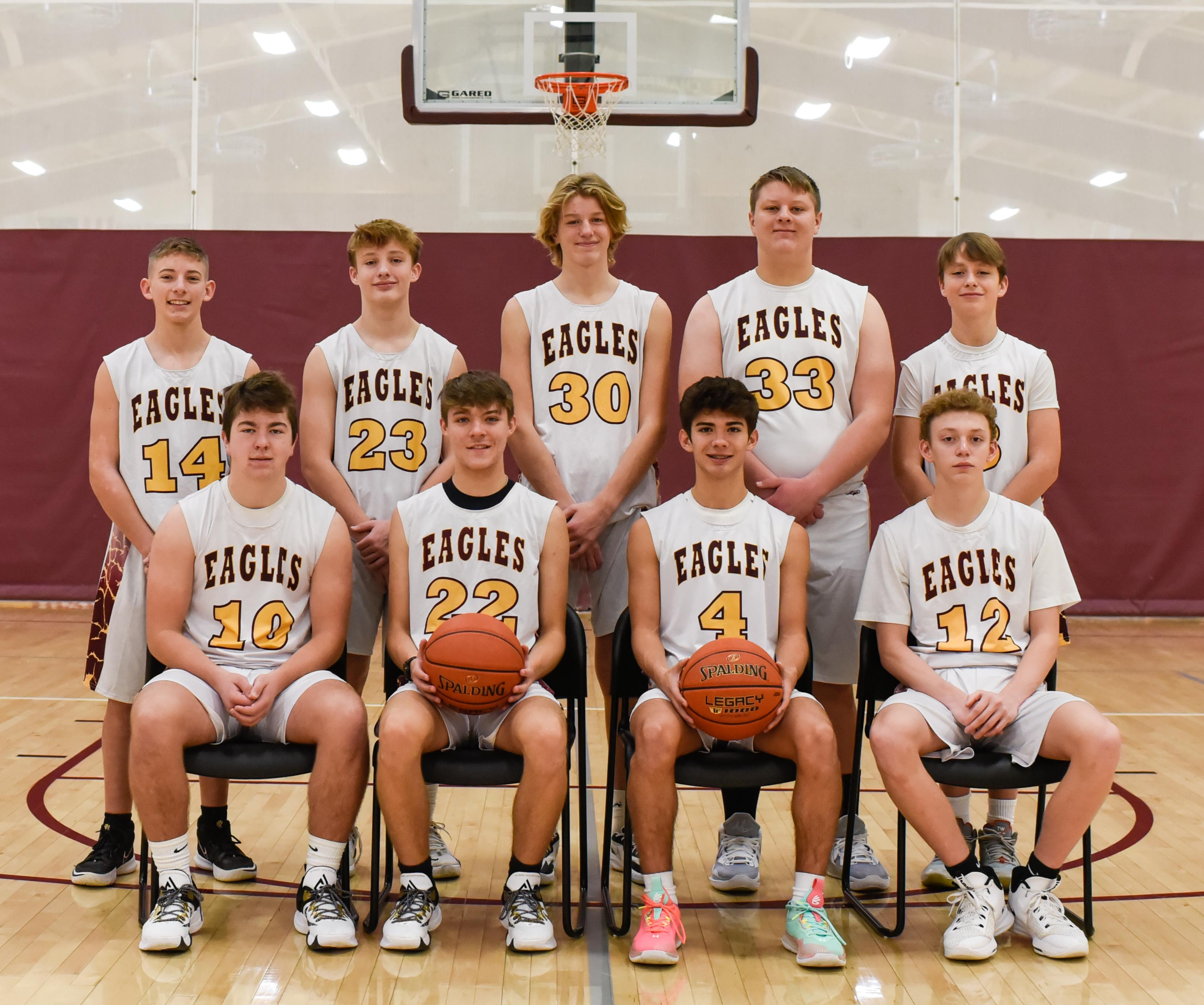 2023 Boys Junior Varsity Basketball team photo