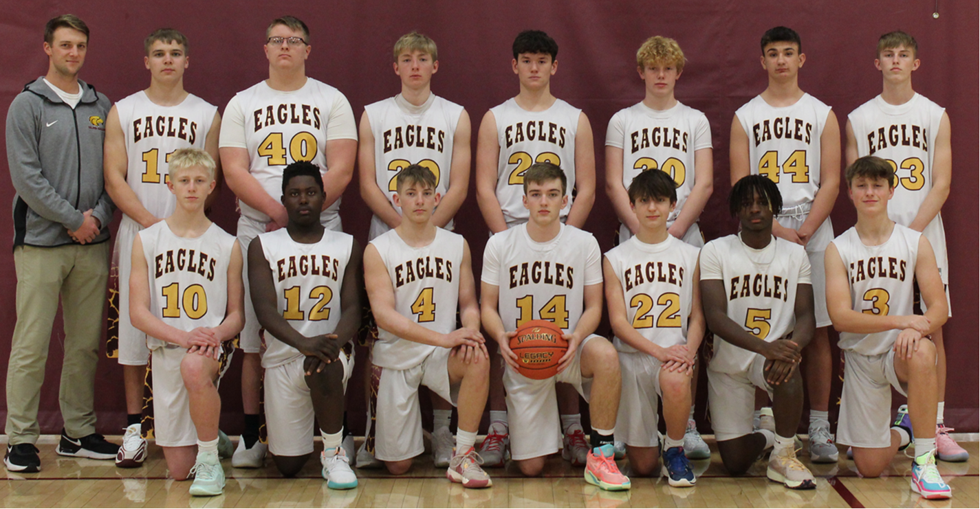 Boys Junior Varsity Basketball team photo