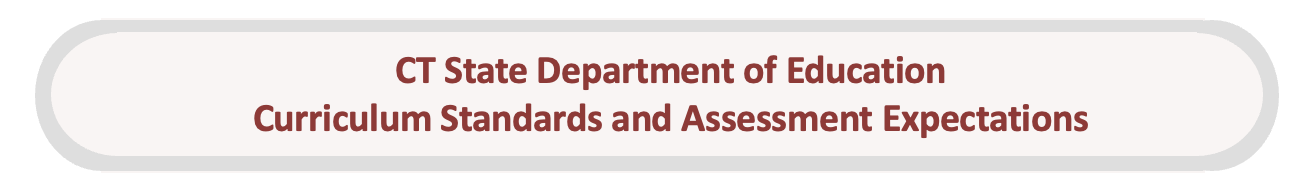 CT State Department of Education Curriculum Standards and Assessment Expectations