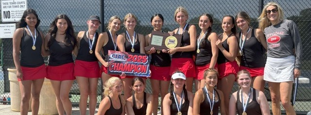 girls varsity tennis ciac champs