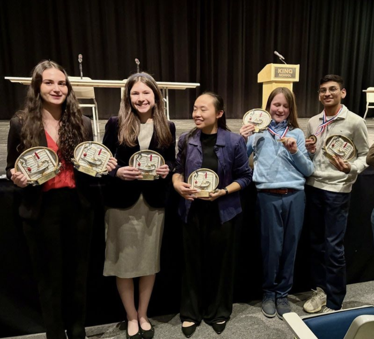 NCHS Debate Team at Competition