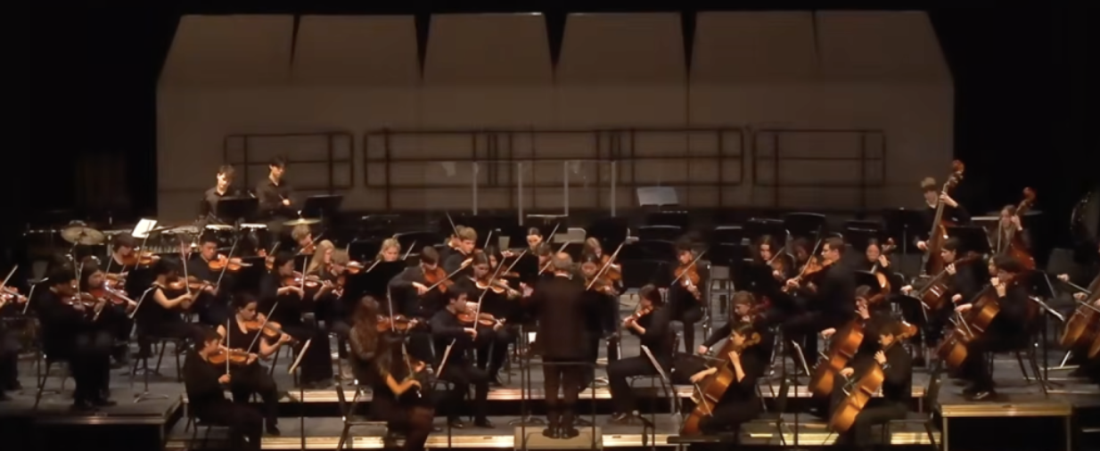 Orchestra performing