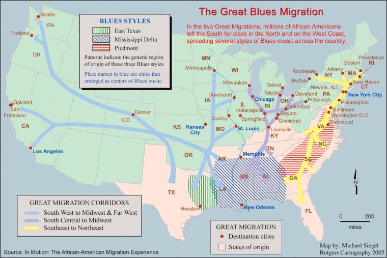 The great blues migration