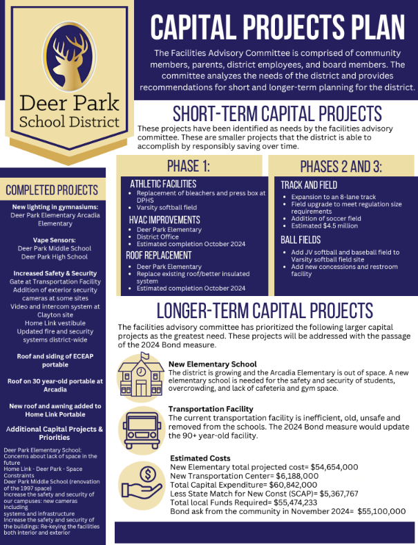 cap projects plan