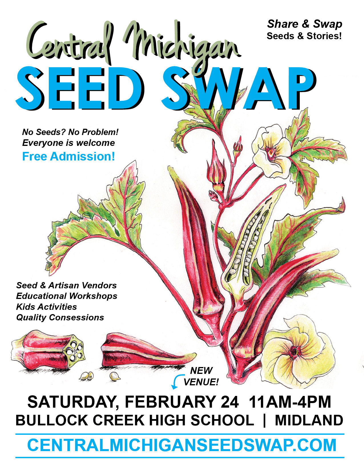 Central Michigan Seed Swap February 24 11Am-4PM