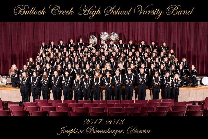  2017/2018 Bullock Creek Lancer Varsity Band