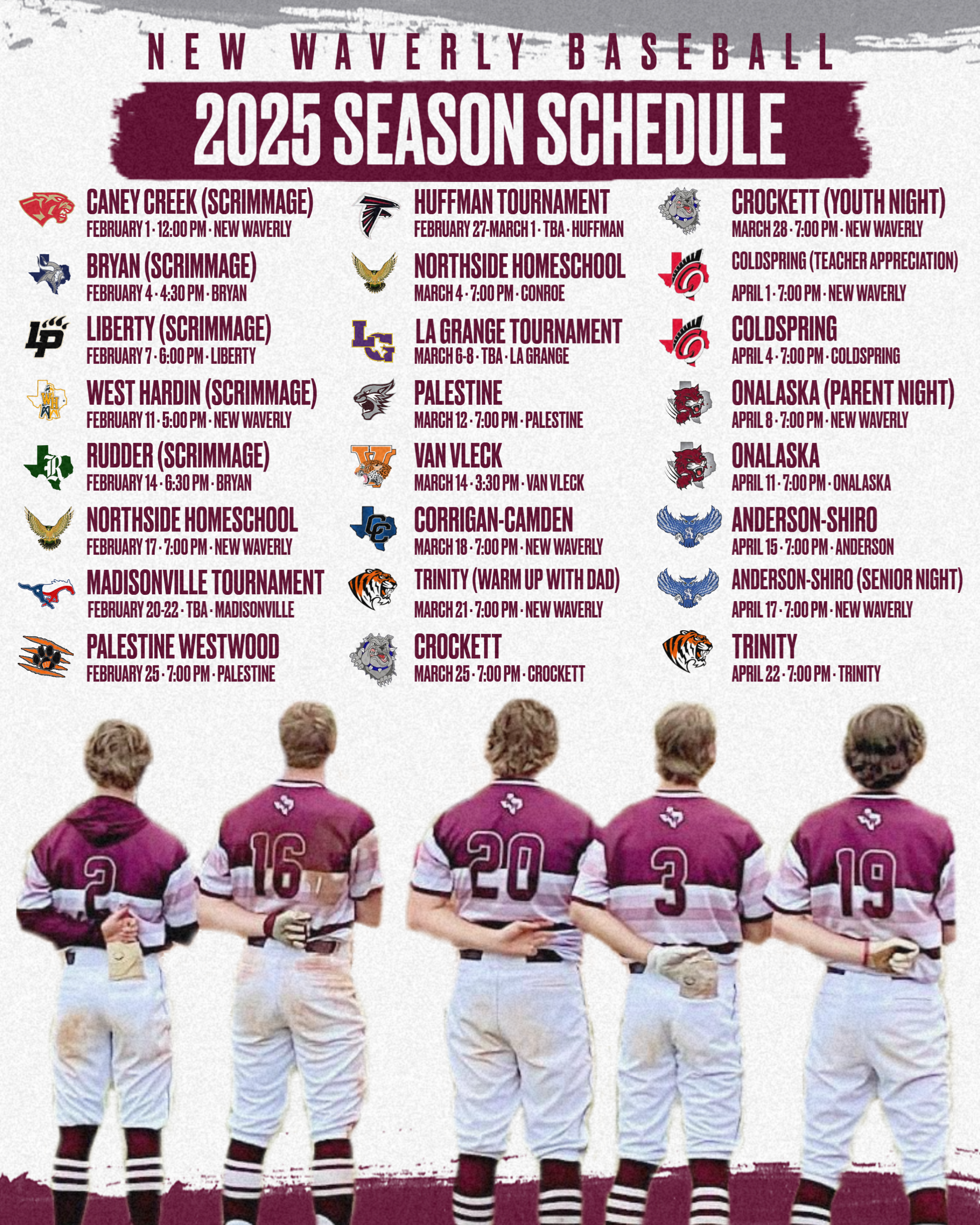 2025 Baseball Schedule