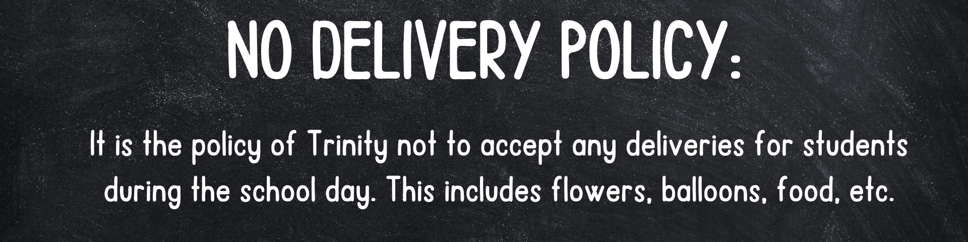 no delivery