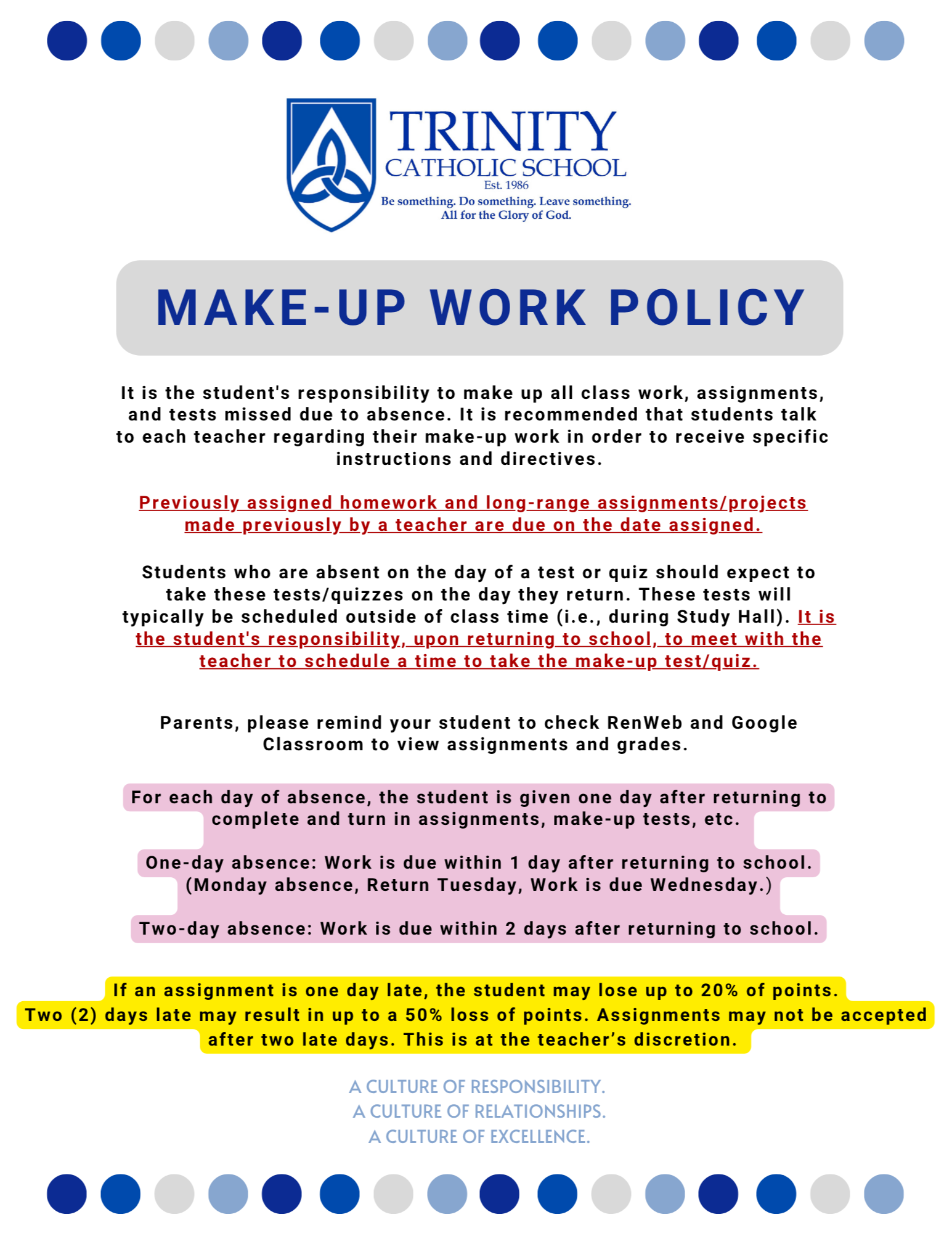 make up work
