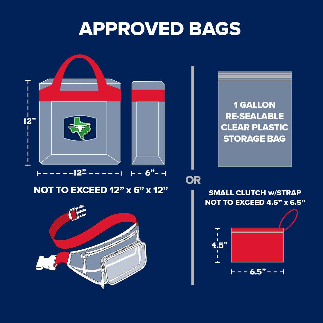 Types of Bag Allowed