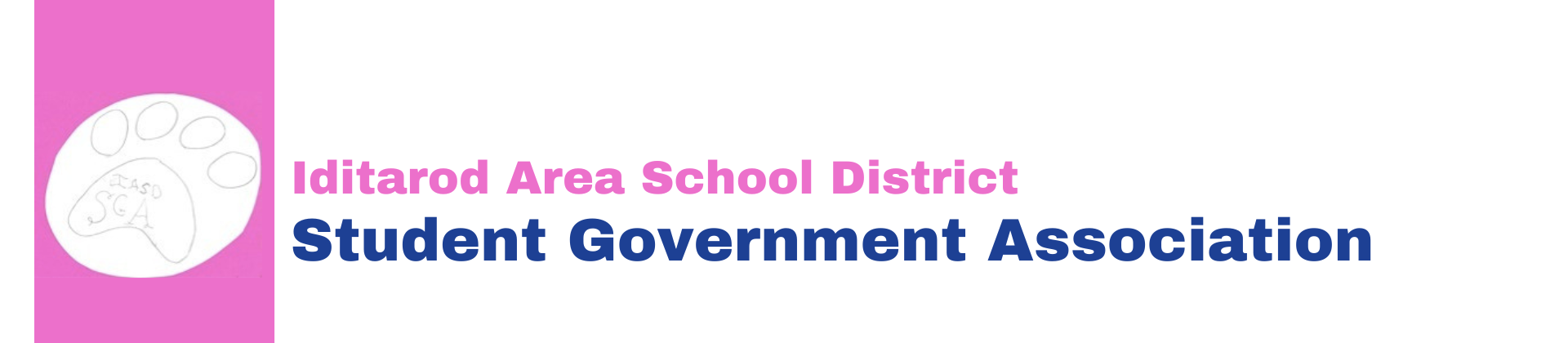 Iditarod Area School District Student Government Association logo