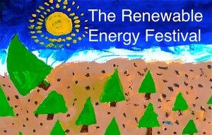 painting of renewable energy festival