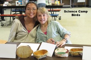 photo of students looking at artifacts