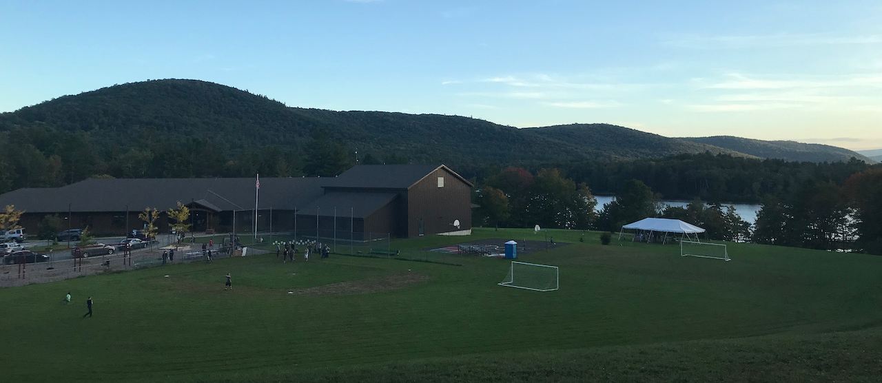 picture of school and fields