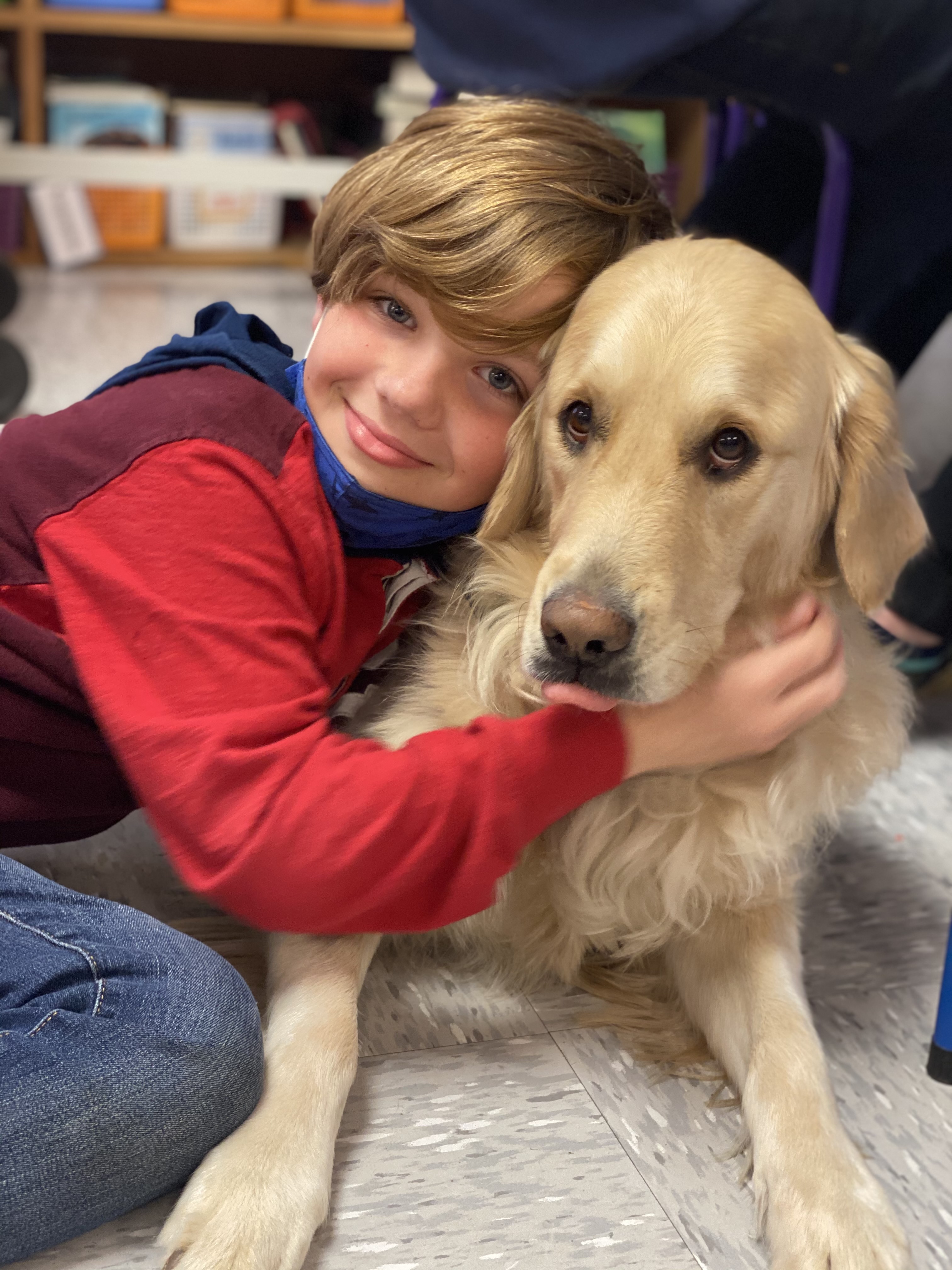 Boy with dog