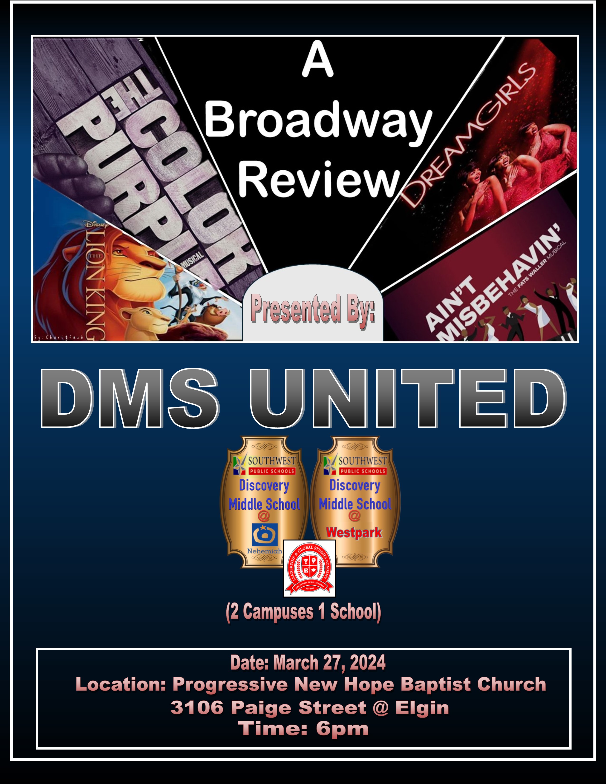 DMS United- A Broadway Review