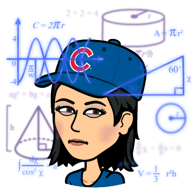 girl with baseball cap thinking about math
