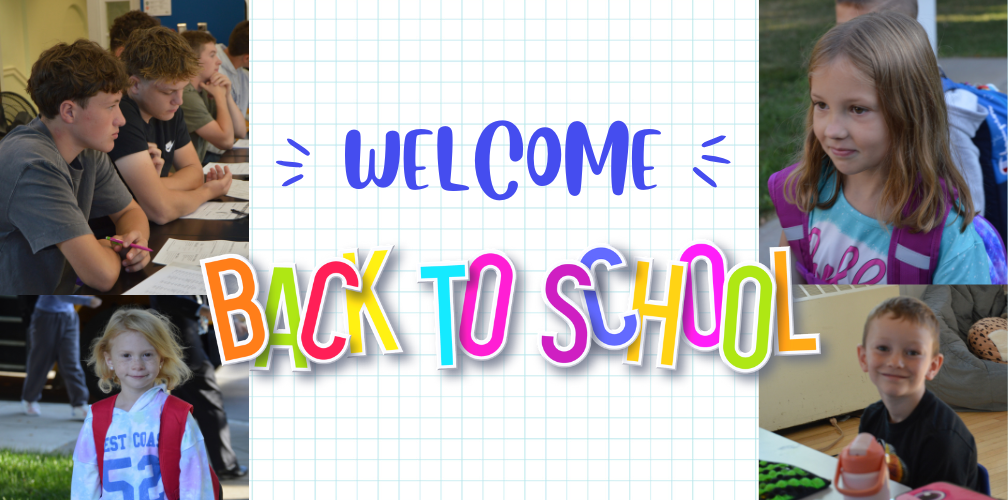 Students being welcomed back to school 