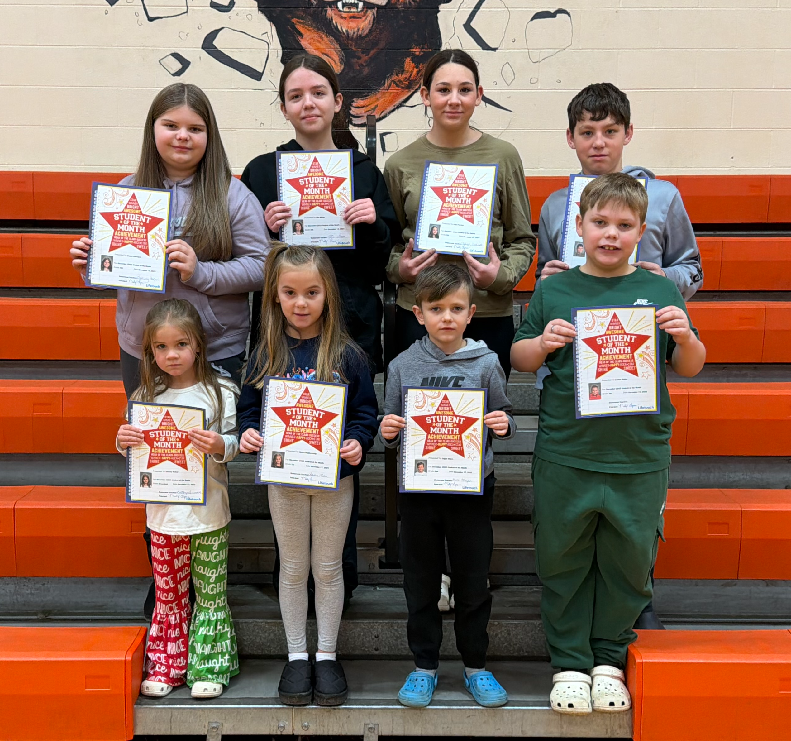 December Students of the Month
