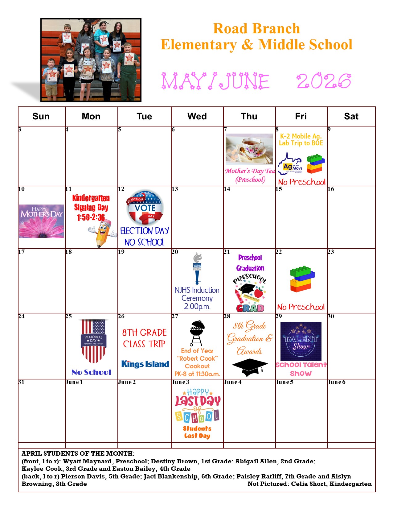 May & June School