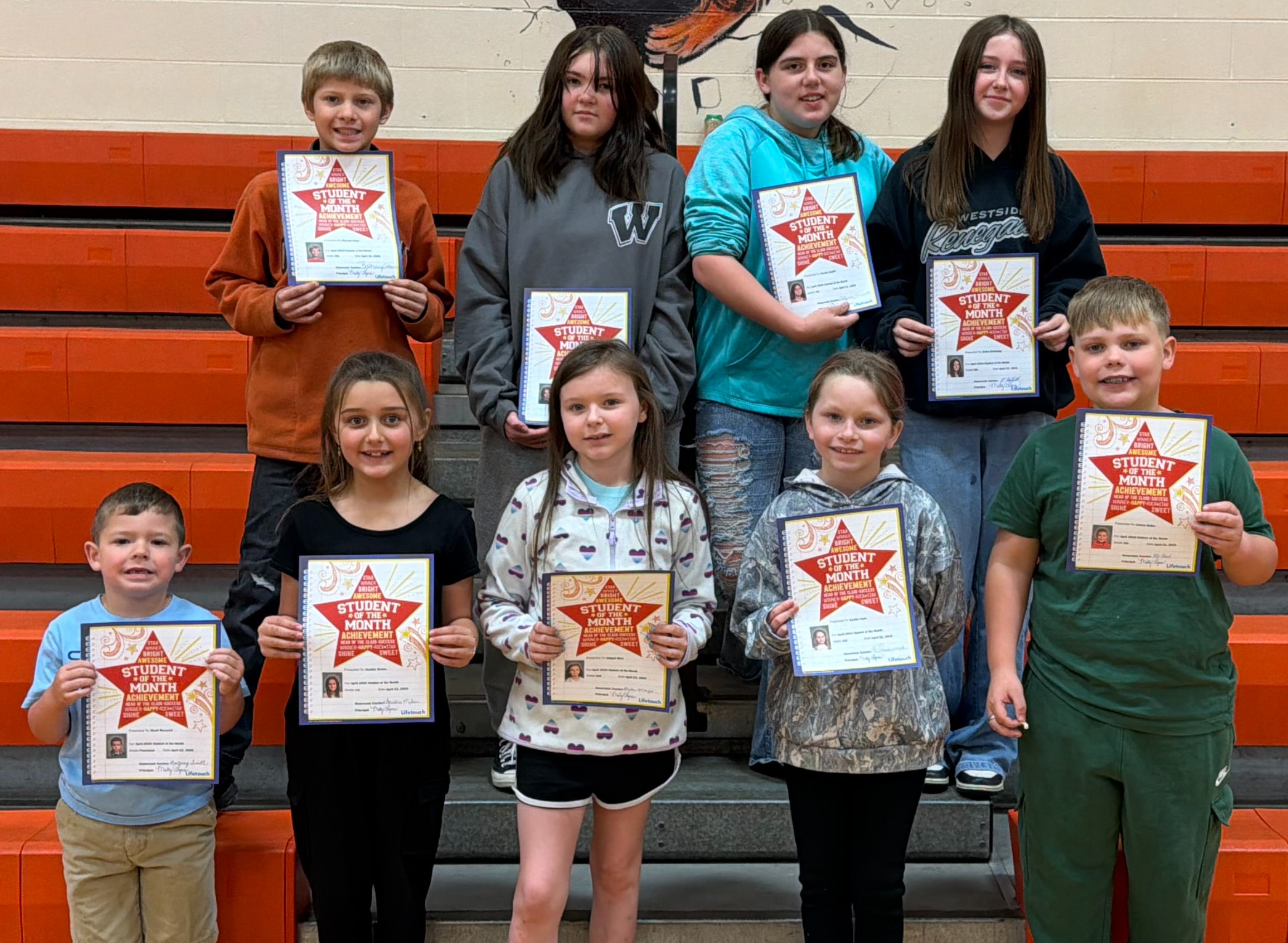 April Students of the Month