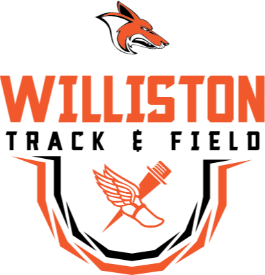 Williston track and field graphic