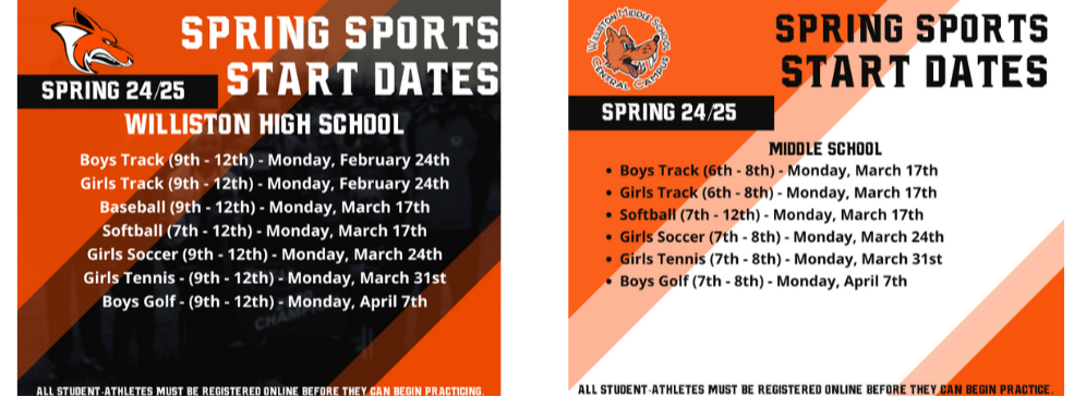 Spring sports 