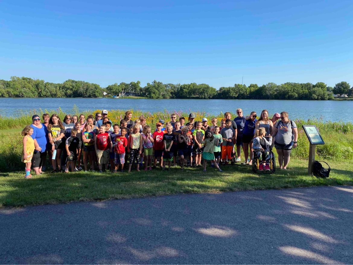 Lakeshore restorations, buffers, stormwater ponds, and pollinator gardens oh my! The LCWM Elementary School students were excellent learners today with great questions and inquisitive minds! 