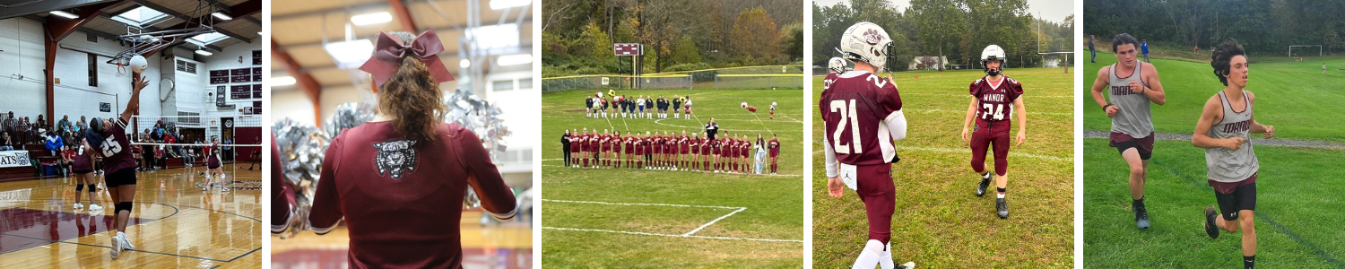 photos of kids playing fall sports.