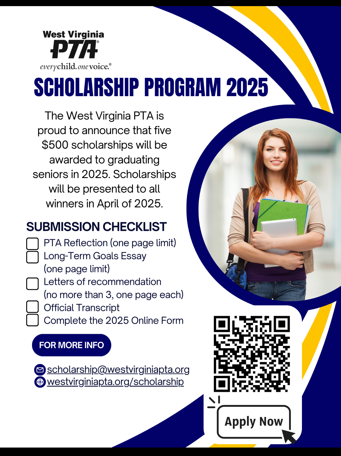 WV PTA Scholarship PG1