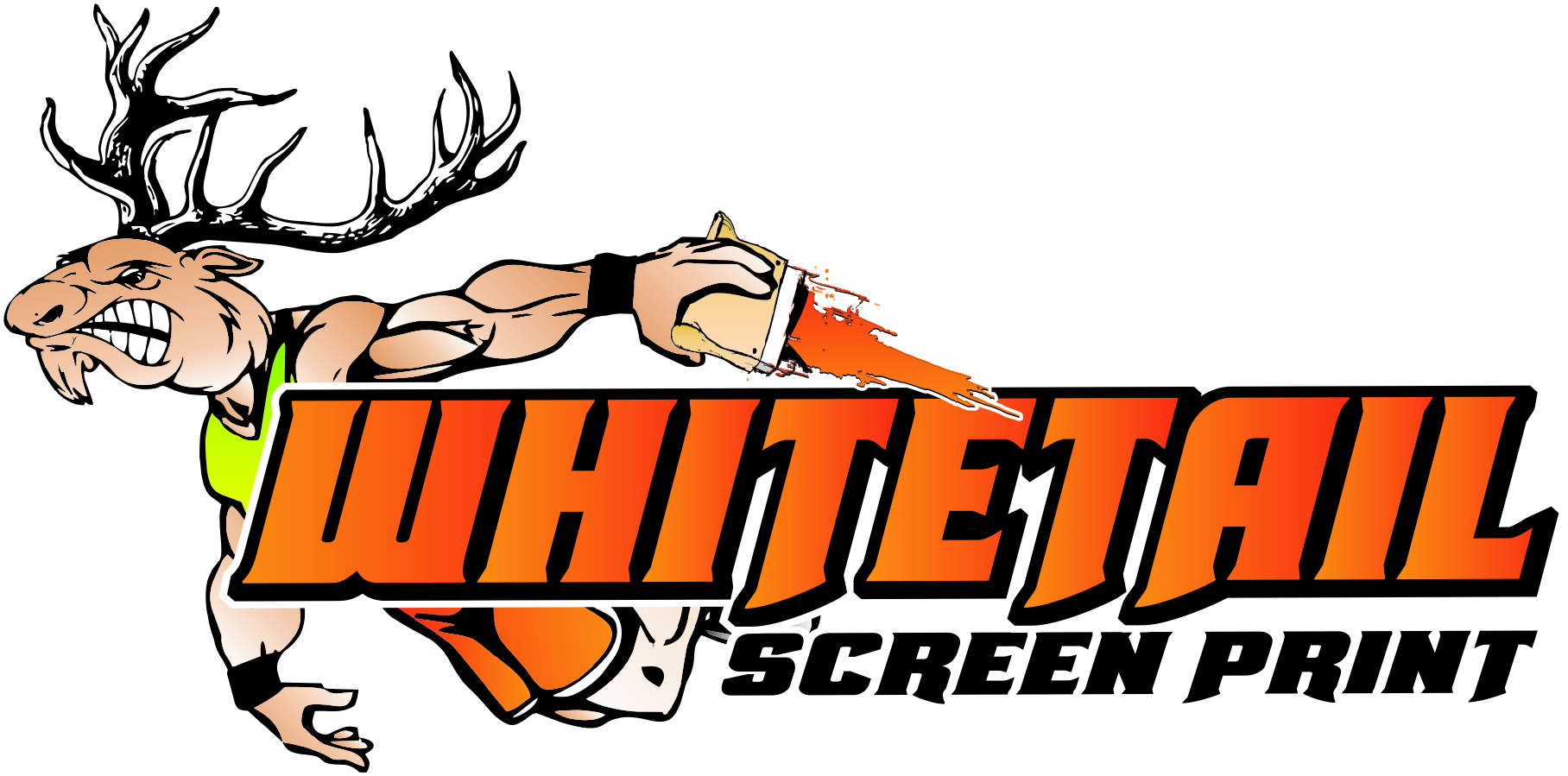 Whitetail Screen Print Logo