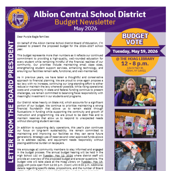 Budget Newsletter 26-27