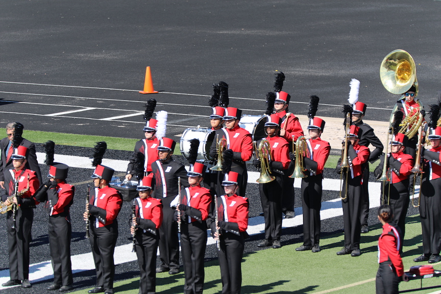 Burton Band performing at competition